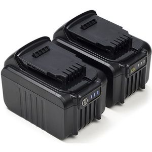 Startset: 2x DeWalt DCB144 XR Li-ion accu's (14.4 V, 6.0 Ah, 123accu huismerk)