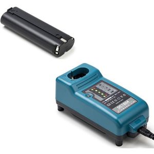Startset: Makita 7000 / 7001 / 7033 / 7034 accu + lader (7.2 V, 3.0 Ah, 123accu huismerk)