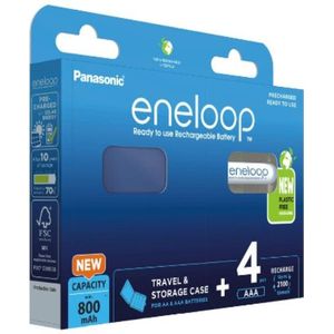 1x4 Panasonic Eneloop Micro AAA 750 MAh + Accubox