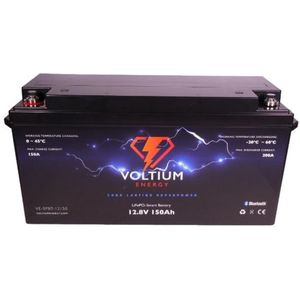 Voltium Energy LiFePO4 Smart Battery (12.8V, 150 Ah)