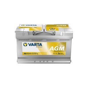 Varta Dynamic AGM A6 / 580 901 080 start-stop accu (12V, 80Ah, 800A)