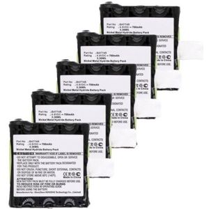 5-Pack Motorola IXNN4002B accu's (4.8 V, 700 mAh, 123accu huismerk)