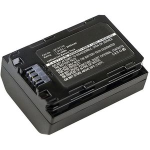Sony NP-FZ100 accu (7.4 V, 2050 mAh, 123accu huismerk)