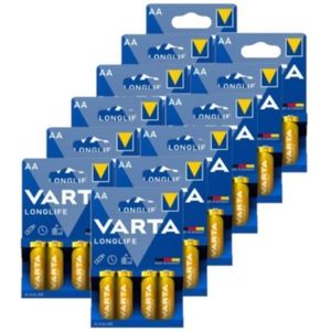Varta Longlife AA / MN1500 / LR06 Alkaline Batterij 48 stuks