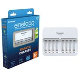 Panasonic Eneloop Oplader voor 8 batterijen - BQ-CC63E