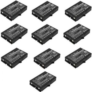 10 stuks: Danfoss BT06K / 2303692 accu's (4.8 V, 600 mAh, 123accu huismerk)
