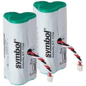 2 stuks: Zebra BTRY-LS42RAA0E-01 / 82-67705-01 accu's (3.6 V, 730 mAh, origineel)