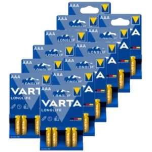 Varta Longlife AAA / MN2400 / LR03 Alkaline Batterij 48 stuks