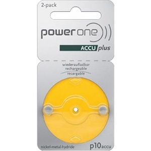 Hoorbatterij  P10 Oplaadbaar AccuPlus - Copy