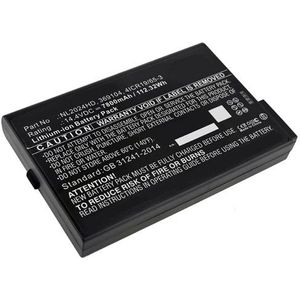 Philips 369104 / 369106 / NL2024 accu (14.4 V, 7800 mAh, 123accu huismerk)