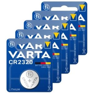 Varta CR2320 Lithium knoopcel batterij 5 stuks