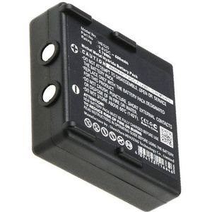 Abitron HE520 / HT-02 / 68300510 accu (9.6 V, 600 mAh, 123accu huismerk)