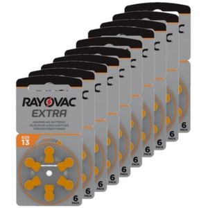Rayovac Extra Advanced 13 / PR48 / Oranje voordeelpak 60 stuks