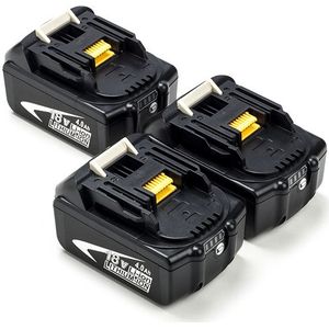 Startset: 3x Makita BL1840B / 18V LXT accu's (18 V, 4.0 Ah, 123accu huismerk)