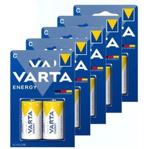 Varta Energy LR14 / C Alkaline Batterij 10 stuks