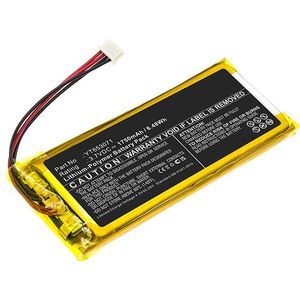 XDUOO YT653071 accu (3.7 V, 1750 mAh, 123accu huismerk)