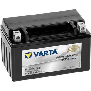 Varta AGM Active 506909009 / YTX7A-BS / 50615 accu (12V, 6Ah, 90A)