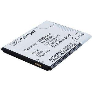 Prestigio PAP3501 DUO accu (3.8 V, 3000 mAh, 123accu huismerk)