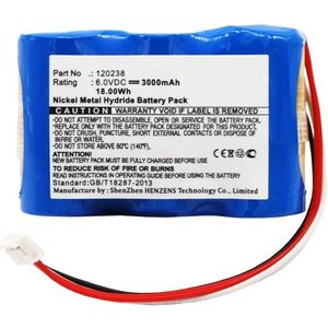 Fresenius 120238 accu (3000 mAh, 123accu huismerk)