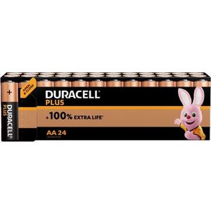 Duracell Plus AA-alkalinebatterijen - 24 stuks