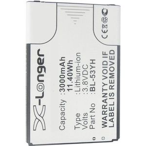 LG BL-53YH / EAC62378905 accu (3.7 V, 3000 mAh, 123accu huismerk)