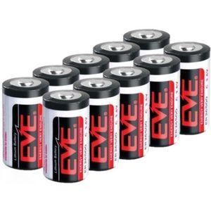 Aanbieding: 10 x EVE ER26500 / C batterij (3.6V, 8500 mAh, Li-SOCl2)