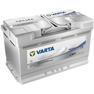 Varta Professional LA80 / 840 080 080 Dual Purpose AGM accu (12V, 80Ah, 800A)