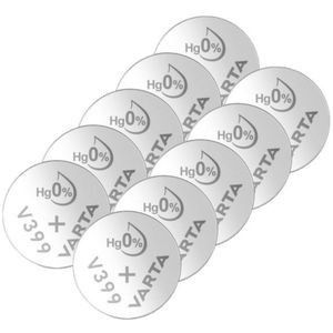 Varta V399 / SR927SW / SR57 zilveroxide knoopcel batterij 10 stuks