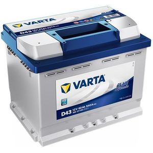Varta Blue Dynamic D43 / 560 127 054 / S4 006 accu (12V, 60Ah, 540A)