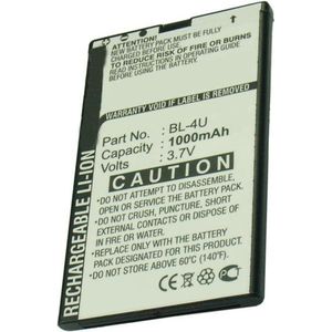 Nokia BL-4U accu (1000 mAh, 123accu huismerk)