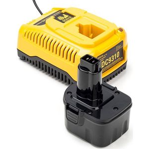 Aanbieding: 1x DeWalt DE9074 accu + Lader (12 V, 3.0 Ah, 123accu huismerk)