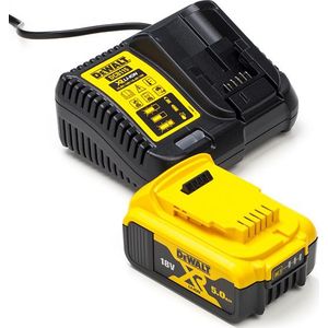 Startset: DeWalt DCB184 XR Li-ion accu + lader (18 V, 5.0 Ah, origineel)