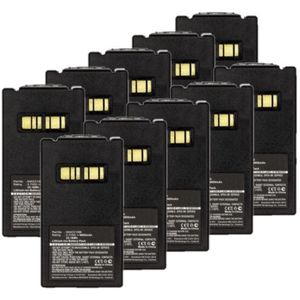 10 stuks: Datalogic BT-26 / 94ACC1386 accu's (3.7 V, 6800 mAh, 123accu huismerk)