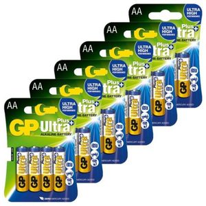 GP Ultra Plus AA / MN1500 / LR06 Alkaline Batterij 24 stuks