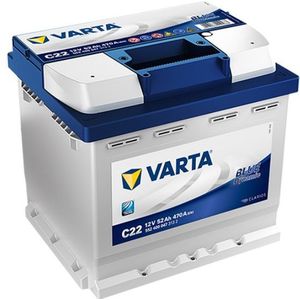Varta Blue Dynamic C22 / 552 400 047 / S4 002 accu (12V, 52Ah, 470A)