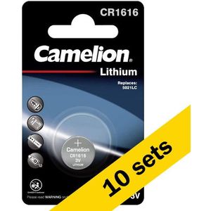 Camelion CR1616 3V Lithium knoopcel batterij 10 stuks