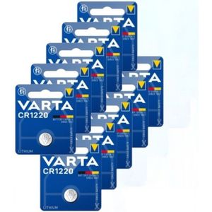 Varta CR1220 3V Lithium knoopcel batterij 10 stuks
