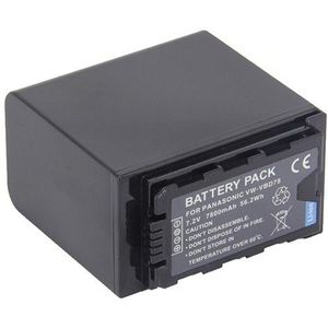 Panasonic VW-VBD29 / VW-VBD58 / VW-VBD78 accu (7800 mAh, 123accu huismerk)