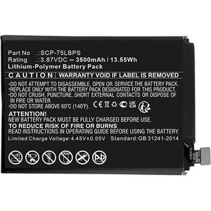 Kyocera 5AAXBT141GEA /  SCP-75LBPS accu (3,87 V, Li-pl, 3500mAh, 123accu huismerk)