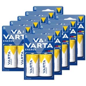Varta Energy LR20 / D Alkaline Batterij 20 stuks