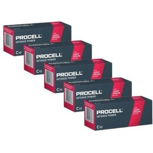Aanbieding: Duracell Procell Intense C / LR14 / MN1400 Alkaline Batterij (50 stuks)