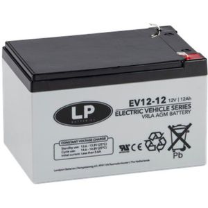 Landport EV12-12 / EV12012 AGM Deep Cycle accu (12V, 12 Ah, T1 terminal)