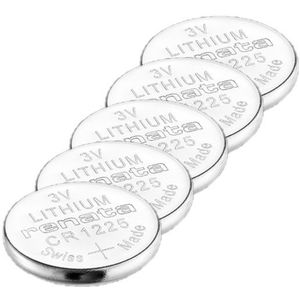 Renata CR1225 3V Lithium knoopcel batterijen 5 stuks