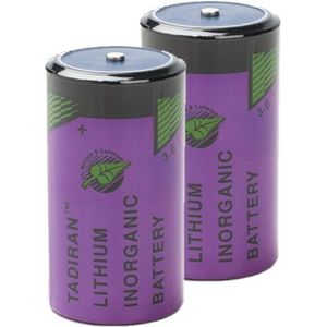 Aanbieding: 2 x Tadiran SL-2780 / SL-780 / D batterij (3.6V, 19000 mAh, Li-SOCl2)