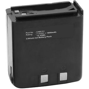 Standard Horizon CNB151 / CNB152 / CNB153 accu (7.4 V, 1800 mAh, 123accu huismerk)
