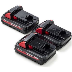3- Pack Milwaukee M18 HB3 High Output accu's (18 V, 3.0 Ah, origineel)
