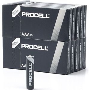 Duracell Procell Constant Power AAA / LR03 / MN2400 Alkaline Batterij (100 stuks)