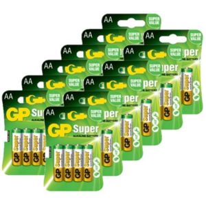 GP Super AA / MN1500 / LR06 Alkaline Batterij 48 stuks