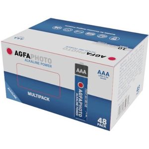 Agfaphoto AAA / MN2400 / LR03 Alkaline Batterij (48 stuks)