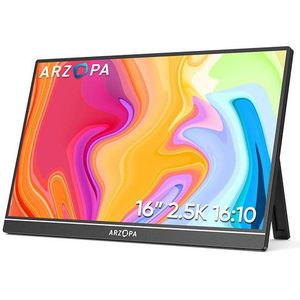 Arzopa - Z1RC - Draagbare Monitor - 16 inch - Full HD IPS LED
